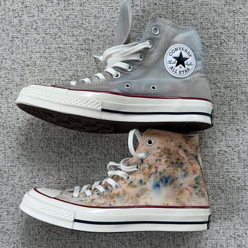Unique Riverside Tool & Dye Converse Chuck 70 Mismatched High-Tops